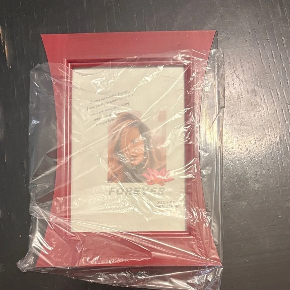 Stylish Black and Orange Photo Frame